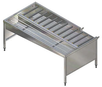 MANUAL SORT.TABLE,4 BASK,L&gt R,2130,FRONT (Code 865087)