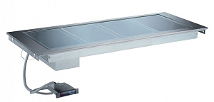 Electrolux Professional DI4HGT DROP-IN HOT TEMPERED GLASS TOP 4GN (Code 340316)