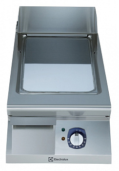 EL.FRYTOP CHR.SMOOTH SLOPED PLATE 400 MM (Code 391072)