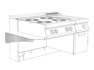 Electrolux Professional 2COVER700 PAIR OF LOWER COVERING ELEMENTS-700 LINE (Code 206258)