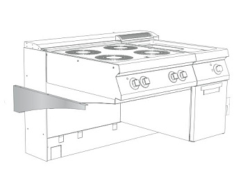 PAIR OF LOWER COVERING ELEMENTS-700 LINE (Code 206258)