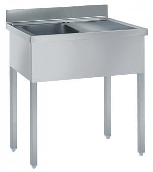 Eco Preparation 1000 mm Sink with 1 Bowl - Right Drain (Code 132895)