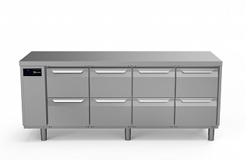 REFR.COUNTER 590LT 8DRAWER REMOTE (Code 710088)