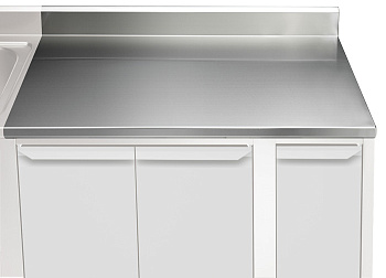Electrolux Professional TPLA11A ARBEITSPLATTE M. AUFKANTUNG 1100 MM (Code 121137)