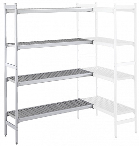 Electrolux Professional ACS2016 ALUM.CORNER SHELV.-POLY.TIERS-373X2020MM (Code 137064)