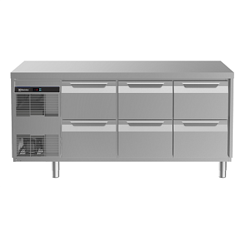FREEZ.COUNTER 440L 6x1/2DRW CU_LFT GALV (CODE 710365)