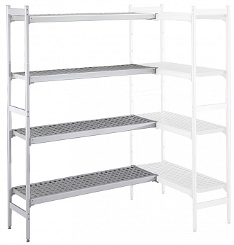 Electrolux Professional ACS2016 ALUM.CORNER SHELV.-POLY.TIERS-373X2020MM (Code 137064)
