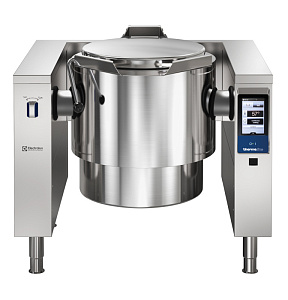 Electrolux Professional PBOT06ECIO High Productivity Cooking Electric Tilting Boiling Pan, 60lt Hygienic Profile, Freestanding - Marine (Code 587100)
