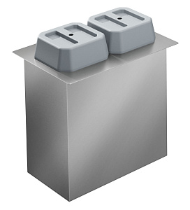 Electrolux Professional D33H Drop-In Heated Plate Dispenser, 2 cylinders - Ø180-240 mm (Code 341165)