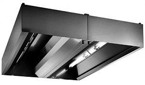 Electrolux Professional STWC3036 S/S ISLAND HOOD+FILT.+LAMPS+WASH 360X300 (Code 641429)