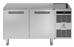Electrolux Professional BPLEF2NN Pastry and Bakery Line 2 Door Freezer Counter, -24°/-10°C, 600X400 grid, no top (Code 728972)