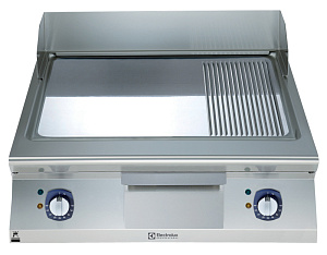 Electrolux Professional E9FTEHCP0N Modulare Großküchengeräteserie 900XP Vollmodul-Elektro-Bratplatte, verchromt, Tischgerät (Code 391177)