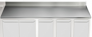 Electrolux Professional TPLA29A WORK TOP WITH UPSTAND 2900MM (121168)