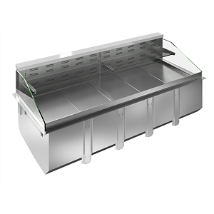 Electrolux Professional D13R5 DROP-IN REMOTE, REFRIGERATED WELL, VENTILATED, 1 REF.SHELF AND 1 NEUTRAL SHELF, 5GN (CODE 341107)