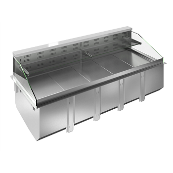DROP-IN REMOTE, REFRIGERATED WELL, VENTILATED, 1 REF.SHELF AND 1 NEUTRAL SHELF, 5GN (CODE 341107)