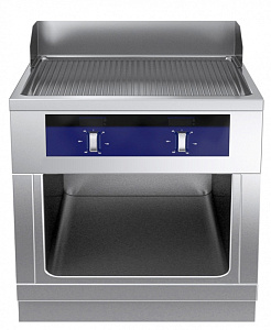 Electrolux Professional MAHDEBHDAO EL.FRYTOP,RIBBED PL,1S,BSPL,800X800X700H (Code 588369)