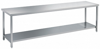 Electrolux Professional STL180 WORK TABLE WITH SHELF 1800 MM (Code 132403)