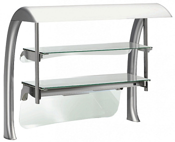 GANTRY 2GL.SHELVES+S.GUARD+HOT LIGHT 3GN (Code 856498)