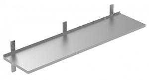 Electrolux Professional GGWSS164 SOLID WALL SHELF WITH BRACKETS 1600 MM (134152)
