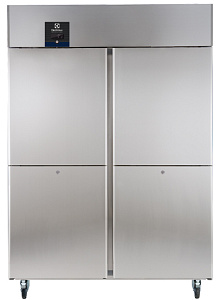 Electrolux Professional REX144HR ecostore 4-Halbtür-Kühlschrank 1430lt, -2+10°C, digital, AISI 304, R290 - COSTA COFFEE (Code 725362)