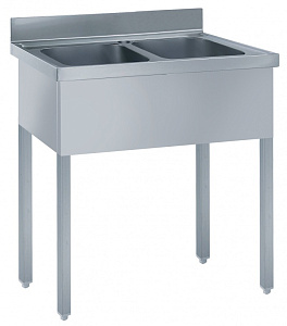 Electrolux Professional SL210 SINK UNIT 2 BOWLS 1000MM (Code 132516)