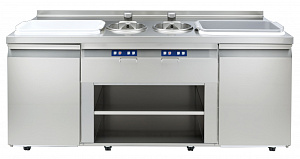 Electrolux Professional BRDS2NPI Breading Station SmartSift DUO Breading station, 2 modules with neutral base (Code 727820)