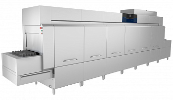 Warewashing Flight type dishwasher, 4 tanks, 10800 dishes/h, electric, 950mm loading, 1600mm unloading,ESD (Code 520131)
