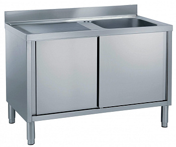 Electrolux Professional ML1S1417L SPÜLENSCHR.1 BECKEN 500X500,ABL.LI. 1400 (Code 133040)