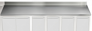 Electrolux Professional TPLA37A ARBEITSPLATTE M. AUFKANTUNG 3700 MM (Code 121175)