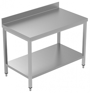 Electrolux Professional LSGTG1210E WORK TABLE 1200 MM+UPSTAND+LOWER SHELF (134096)