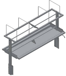 Electrolux Professional HSAOD5 DOPPEPLREGAL-5KÖ.STAPELTISCH ,2630MM (Code 865096)