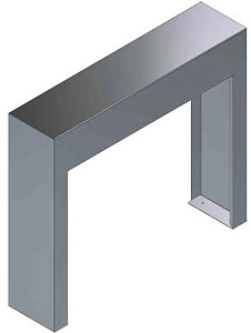 Electrolux Professional HSSH SPLASH HOOD-MODULAR RACK T.-LOADING SIDE (Code 865177)