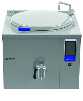 Electrolux Professional PBON15SPCM Thermaline Dampf Kochkessel, 150lt, Aufkantung mit Mischbatterie (Code 586505)