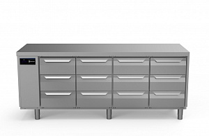 Electrolux Professional EH4RRCCCC REFR.COUNTER 590LT 12x1/3DRAW REMOTE (Code 710092)