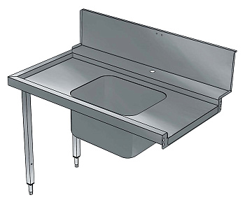 PREWASH TABLE+BOWL L&gt R 1200MM-RACK TYPE (Code 865323)