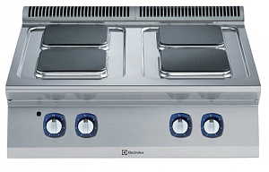 Electrolux Professional E7ECEH4Q00 4-QUADR.-PLATTEN ELT. TISCHHERD 800 MM (Code 371017)