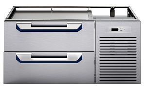 Electrolux Professional MA6IDAKOBO Modulare Großküchengeräteserie Electrolux Professional Thermaline 80 Kühl- Tiefkühlunterbau. 2 Schubladen GN2/1, R290 (Code 588484)