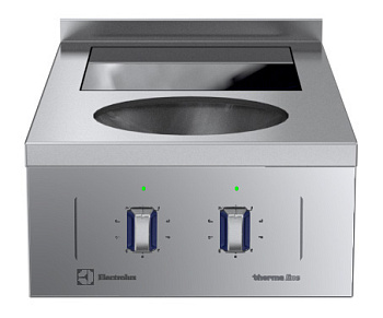INDUC.WOK+PLATE,2ZONE,1S,BS,500X850X250H (Code 588512)