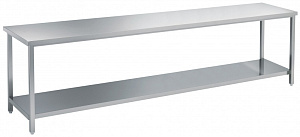Electrolux Professional STL20 WORK TABLE WITH SHELF 2000 MM (Code 132406)