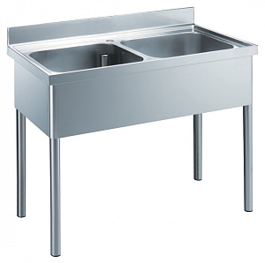 Electrolux Professional LG1225E 2-BECKENSPÜLE 1200 MM (Code 133564)