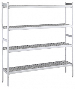 Electrolux Professional ALS2760 ALUM.LINEAR SHELV.-POLY.TIERS-373X2760MM (Code 137028)
