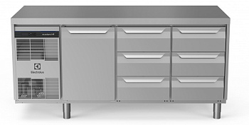 Electrolux Professional EH3HBACC REFR.COUNTER 440LT 1DR 6x1/3DRAWER (Code 710049)