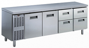 Electrolux Professional RCSN4M24 2DOOR+4DRAWER REFRIGERATED TABLE -2+10°C (Code 726170)