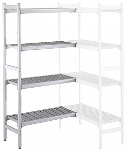 Electrolux Professional CLS1362 ALUM.CORNER SHELV.-POLY.TIERS-475X1366MM (Code 137077)
