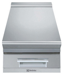 Electrolux Professional E9SSBGAOMCE Modular Cooking Range Line 900XP 1/2 Module Ambient 3mm Worktop with drawer (Code 391546)