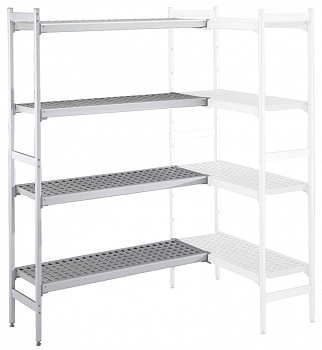 ALUM.CORNER SHELV.-POLY.TIERS-373X1844MM (137063)