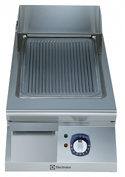 EL.FRYTOP RIBBED SLOPED PLATE 400 MM (Code 391068)