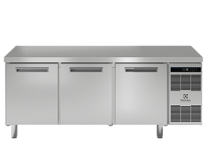 Electrolux Professional BPLEF3NL Pastry and Bakery Line 3 Door Freezer Counter, -24°/-10°C, 600X400 grid (Code 728976)