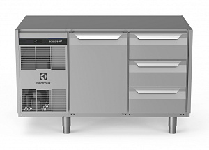 Electrolux Professional EH2H7AC REFR.COUNTER 290LT 1DR 3x1/3DRAW NO TOP (Code 710009)