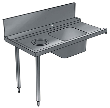 PREWASH TABLE+BOWL+HOLE L&gt R 1400-RACK T. (Code 865325)